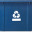 Caja basura plástico 17gal 64L asas integradas set 6
