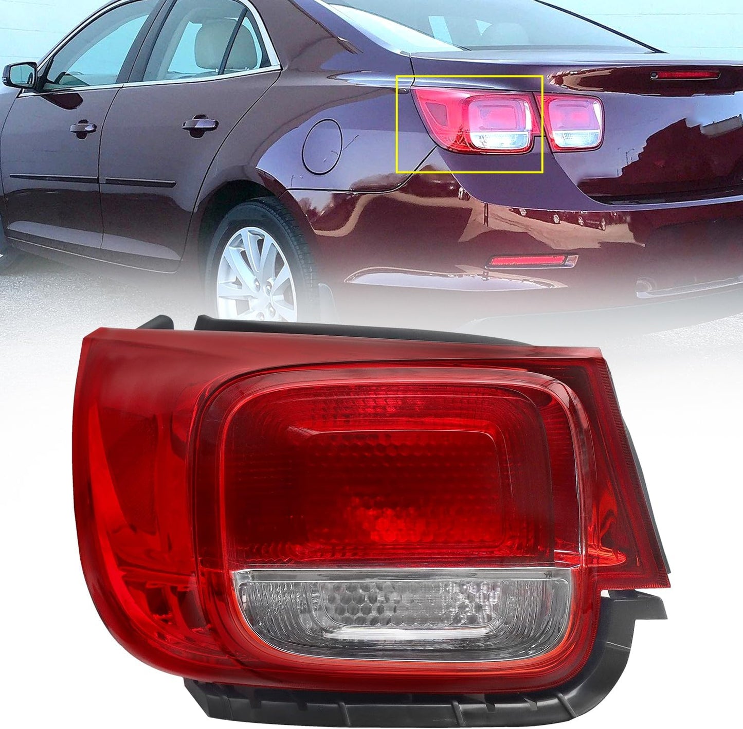 Luces traseras Chevy Malibu 2013-2015 lado izquierdo