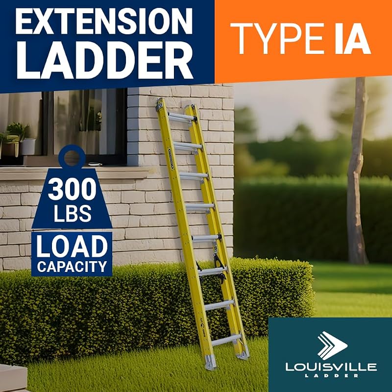 Escalera extensión fibra vidrio 16ft cap 375lb