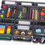 Set 28 organiz. cajones escritorio plástico poco profundo