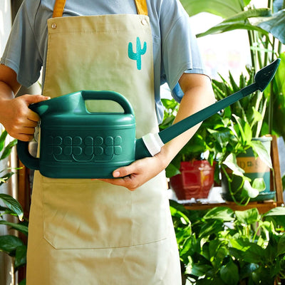 Regadera plástico 1gal 4L boquilla larga cabezal rotatorio 360