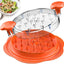 Desmenuzadora de pollo grande con cepillo y tenedor ergonómico