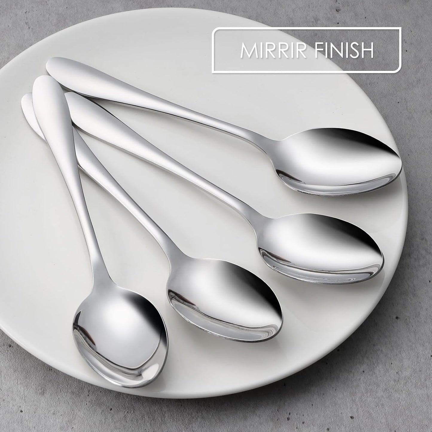 Juego 4 Cucharas Acero Inox para Servir Catering Bufé