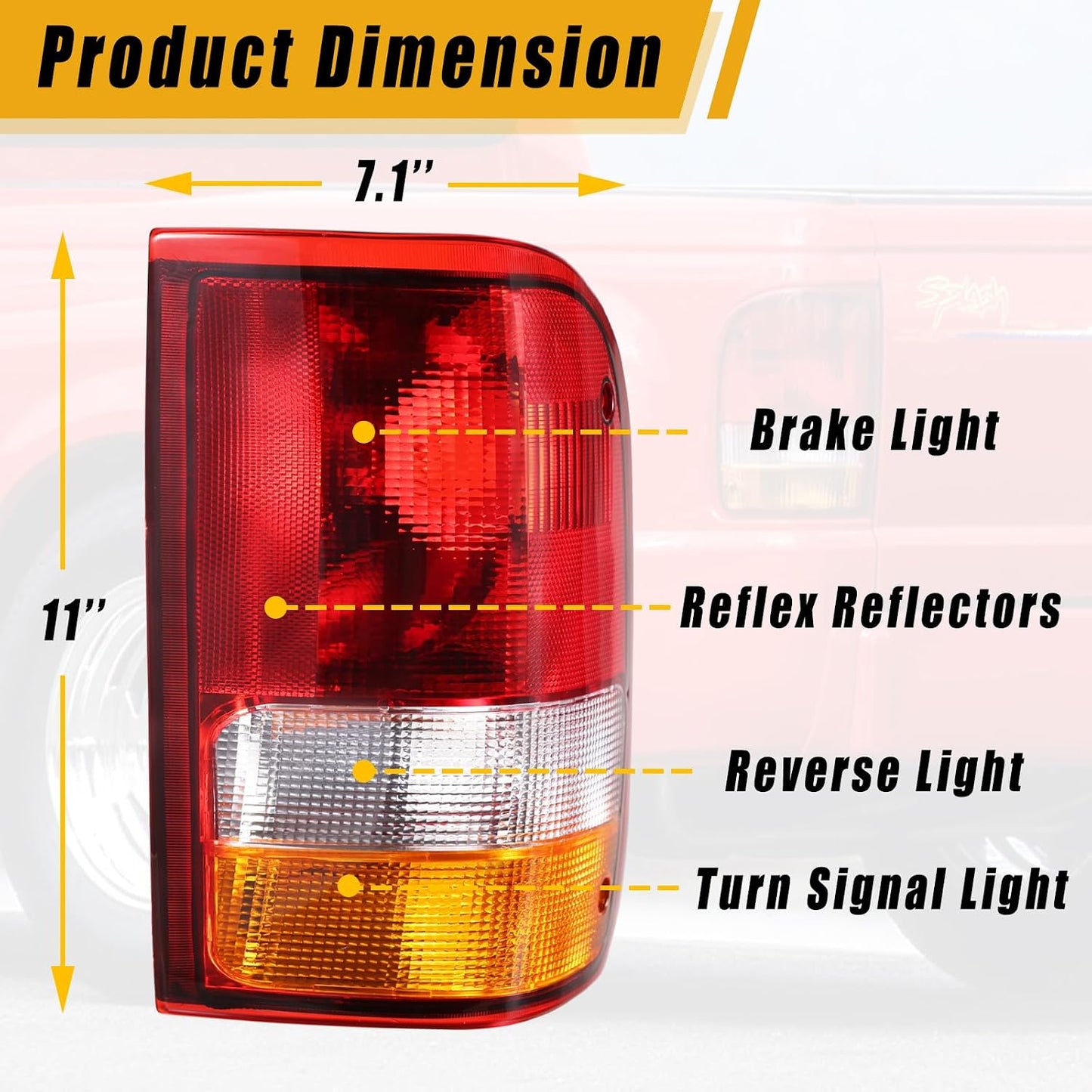 Luz trasera izquierda conductor comp Ford Ranger