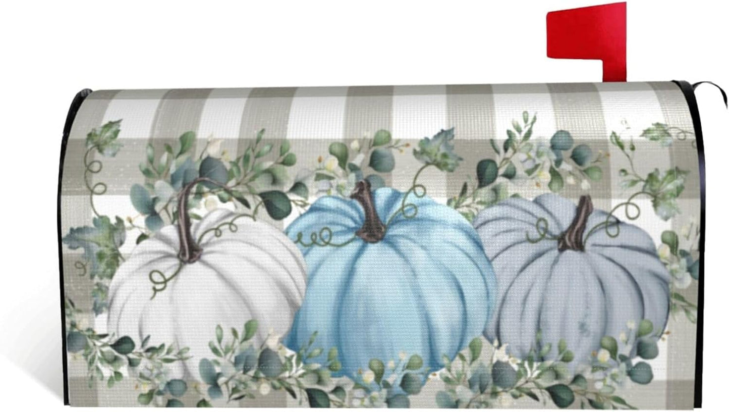 Cubierta magnética para buzón otoño azul 21x18pulg