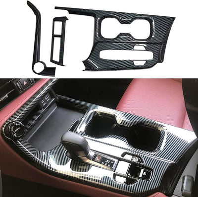Cubierta consola central Lexus NX 350h 23-25 estilo carbón