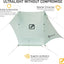 Tienda campaña ultraligera para mochileros impermeable