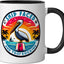 Taza Cerámica para Náutico Negro/Blanco
