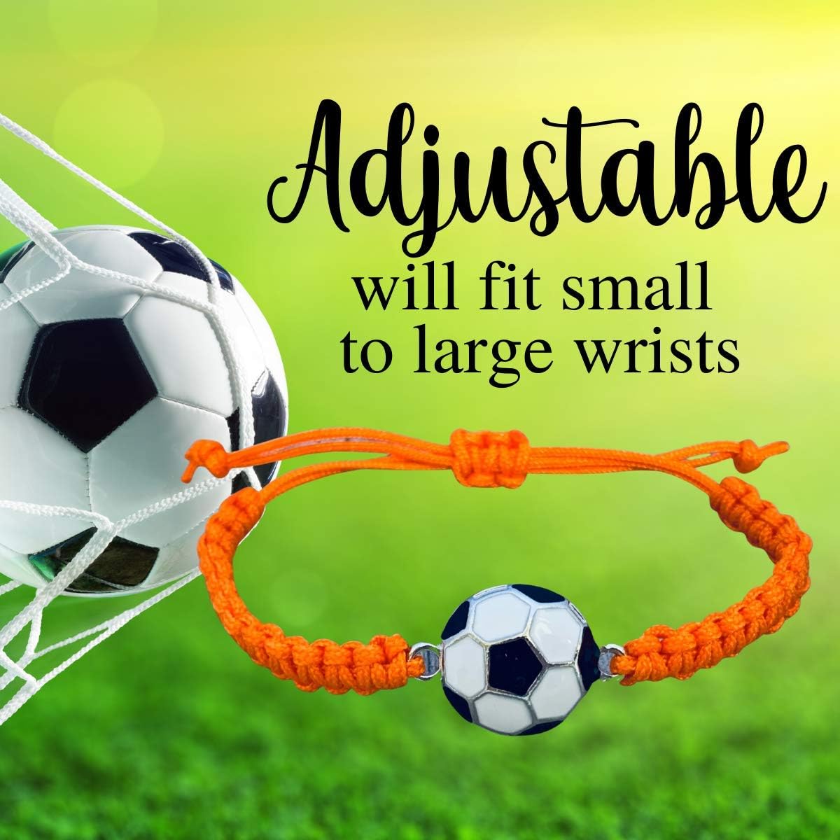 Pulsera fútbol unisex ajustable regalo