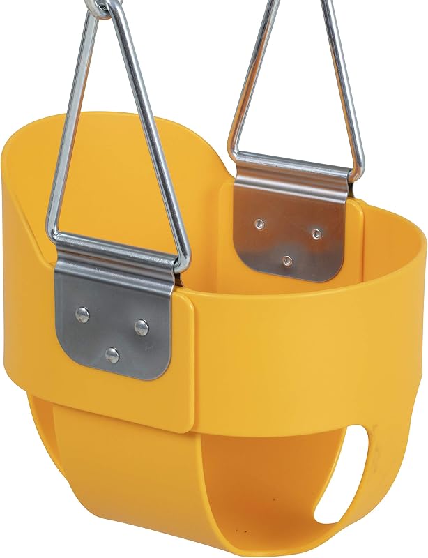 Columpio cubo respaldo alto color amarillo