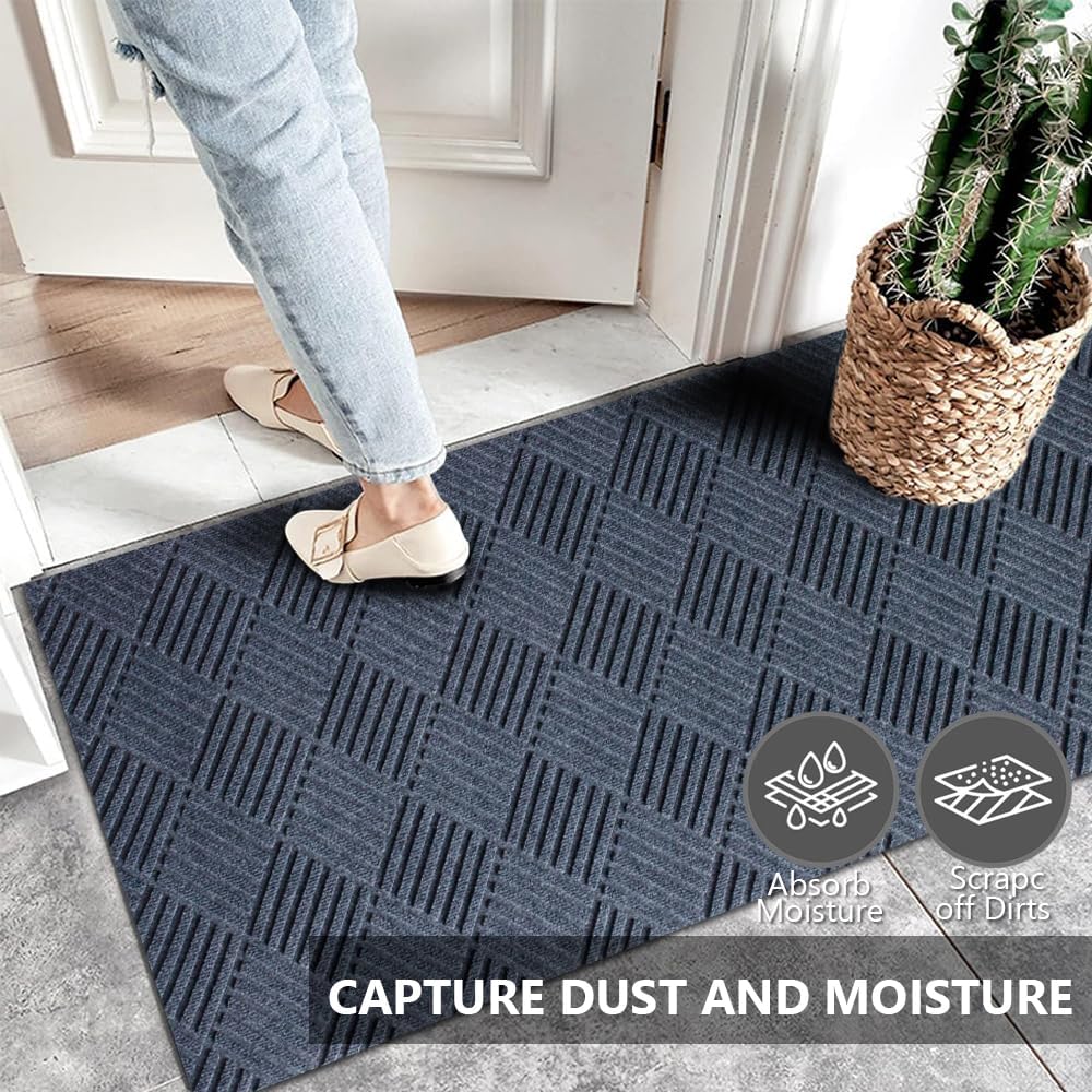 Alfombra pasillo 2x6ft antiderrap para interiores