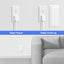 Cable extensión enchufe plano 5ft con 2 salidas CA USB C y A