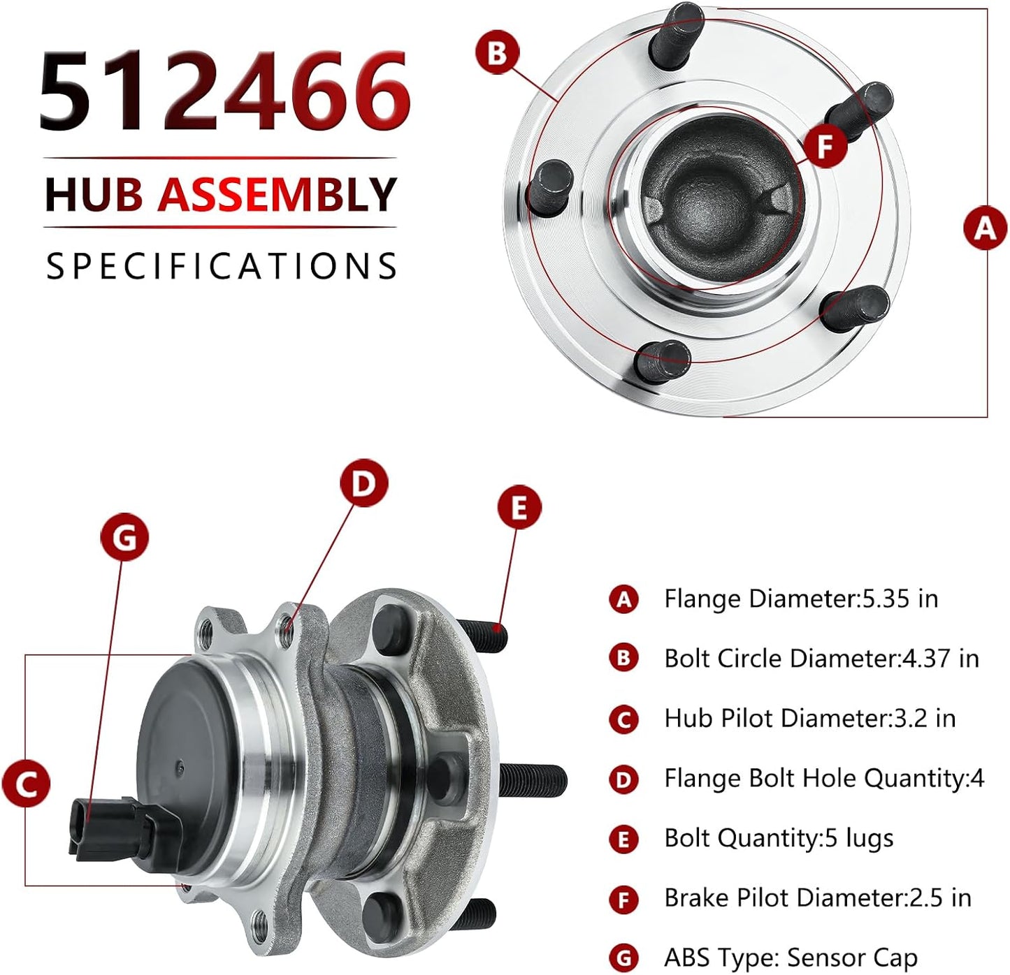 Cojinete rueda trasera Ford Focus kit cubo