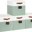 4 Pzas Cubos Almacenamiento 13x13" Tela Reforzada