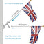 Soporte asta bandera aluminio 2 posiciones jardín