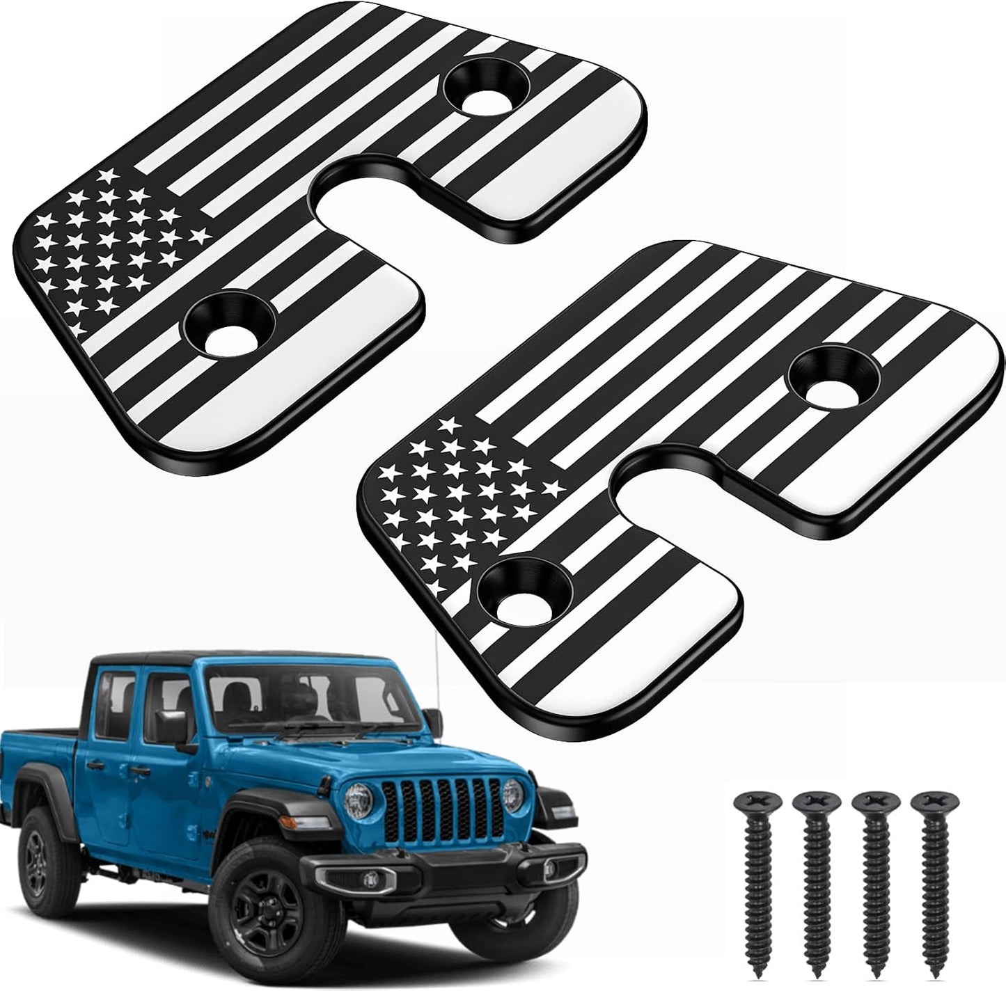 Kit reparación visera solar aluminio Jeep JK JL Gladiator 2018-2023
