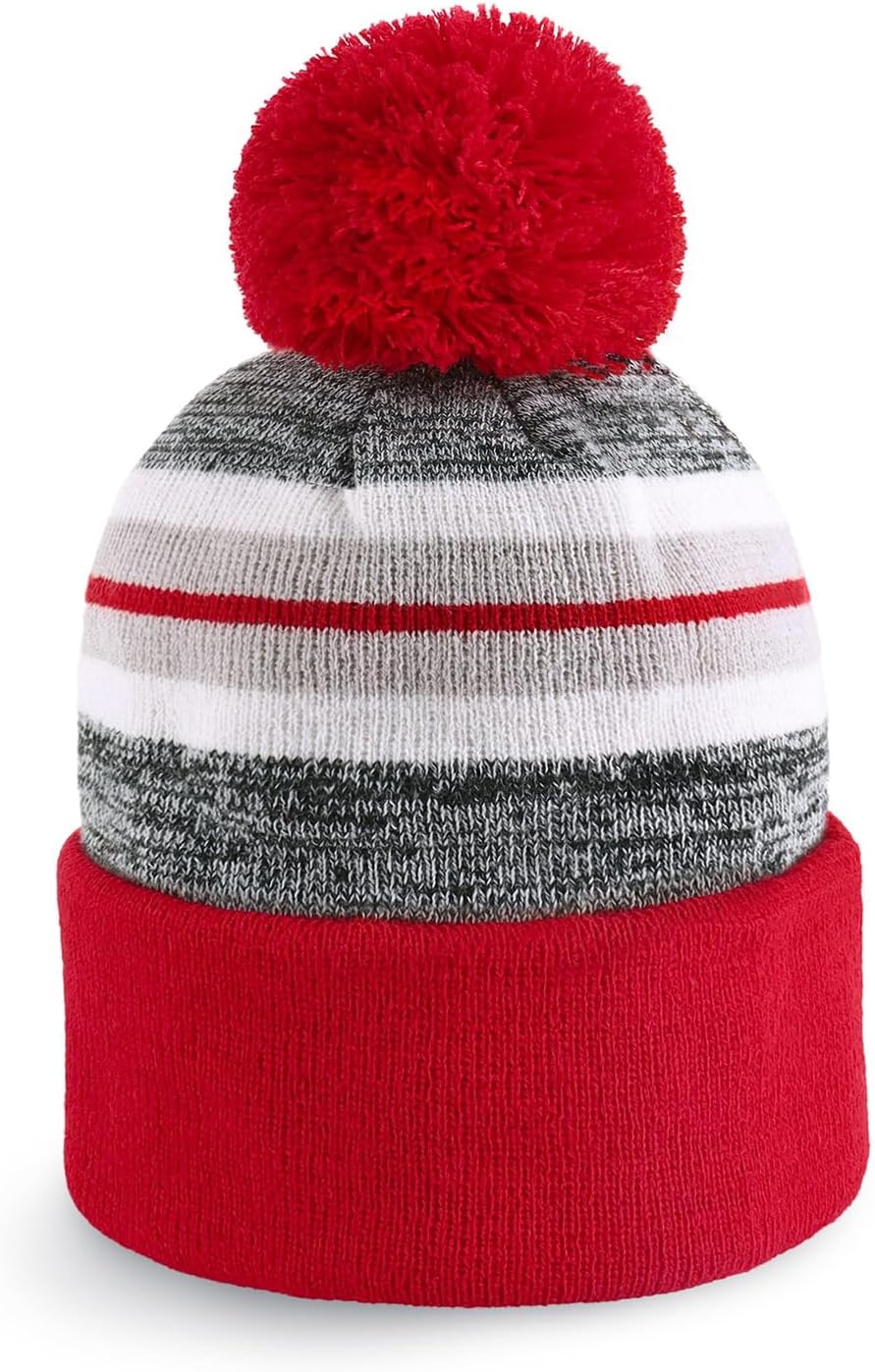 Gorro de invierno acrílico para hombre y mujer con borde