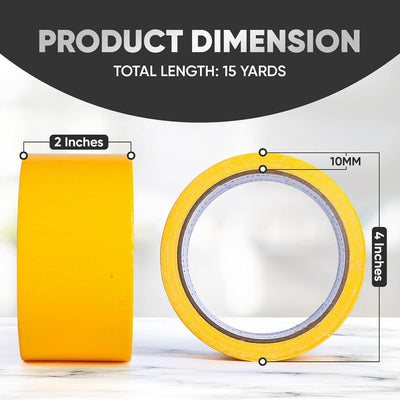 Cinta adhesiva conducto 2pulg x15yd 6 rollos arcoíris impermeable