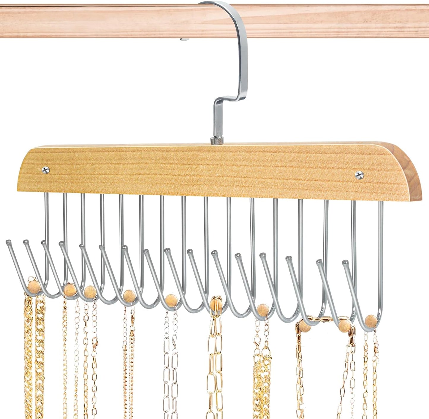 Organiz. joyas para colgar pared collar