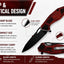 Cuchillo plegable grabado padrinos boda monograma