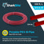 Tubo agua flexible PEX-B rojo 3/4" x100 ft