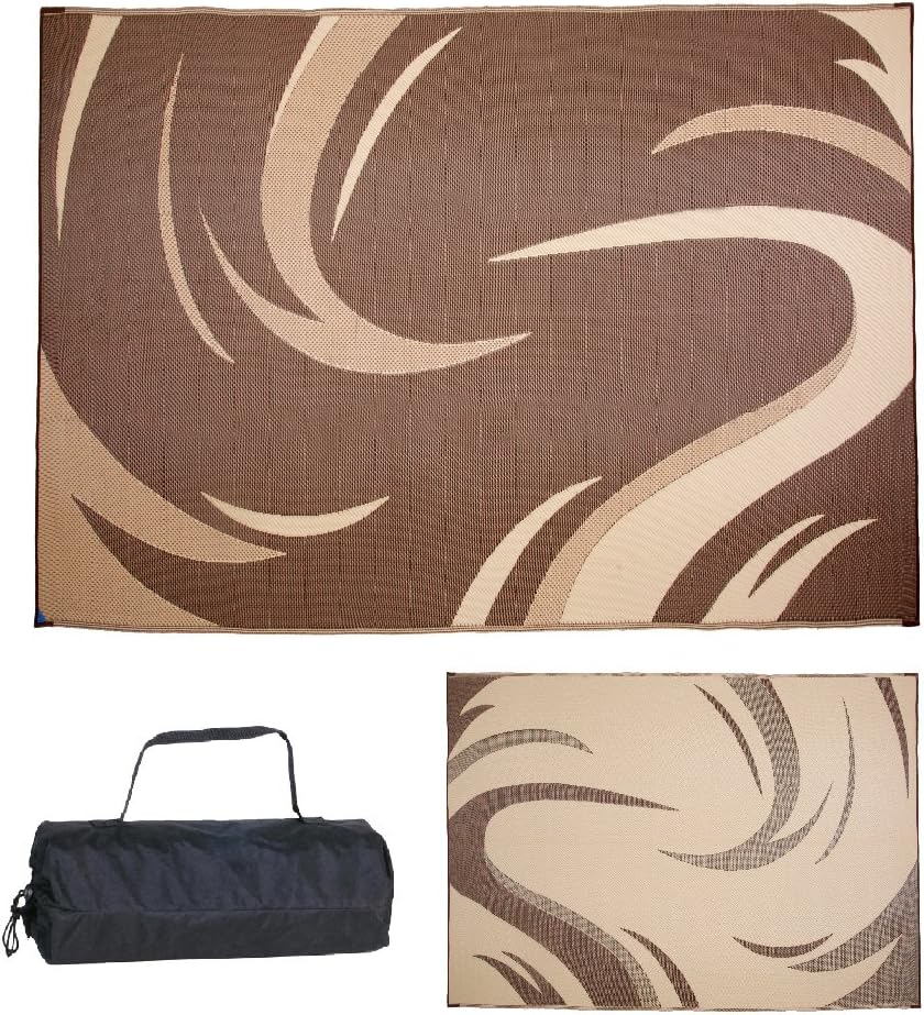 Alfombrilla reversible para patio al aire libre
