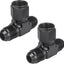 Adaptador T macho 8AN con hembra AN8 giratorio aluminio