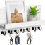 Soporte llaves pared 7 ganchos resistentes organiz. cocina