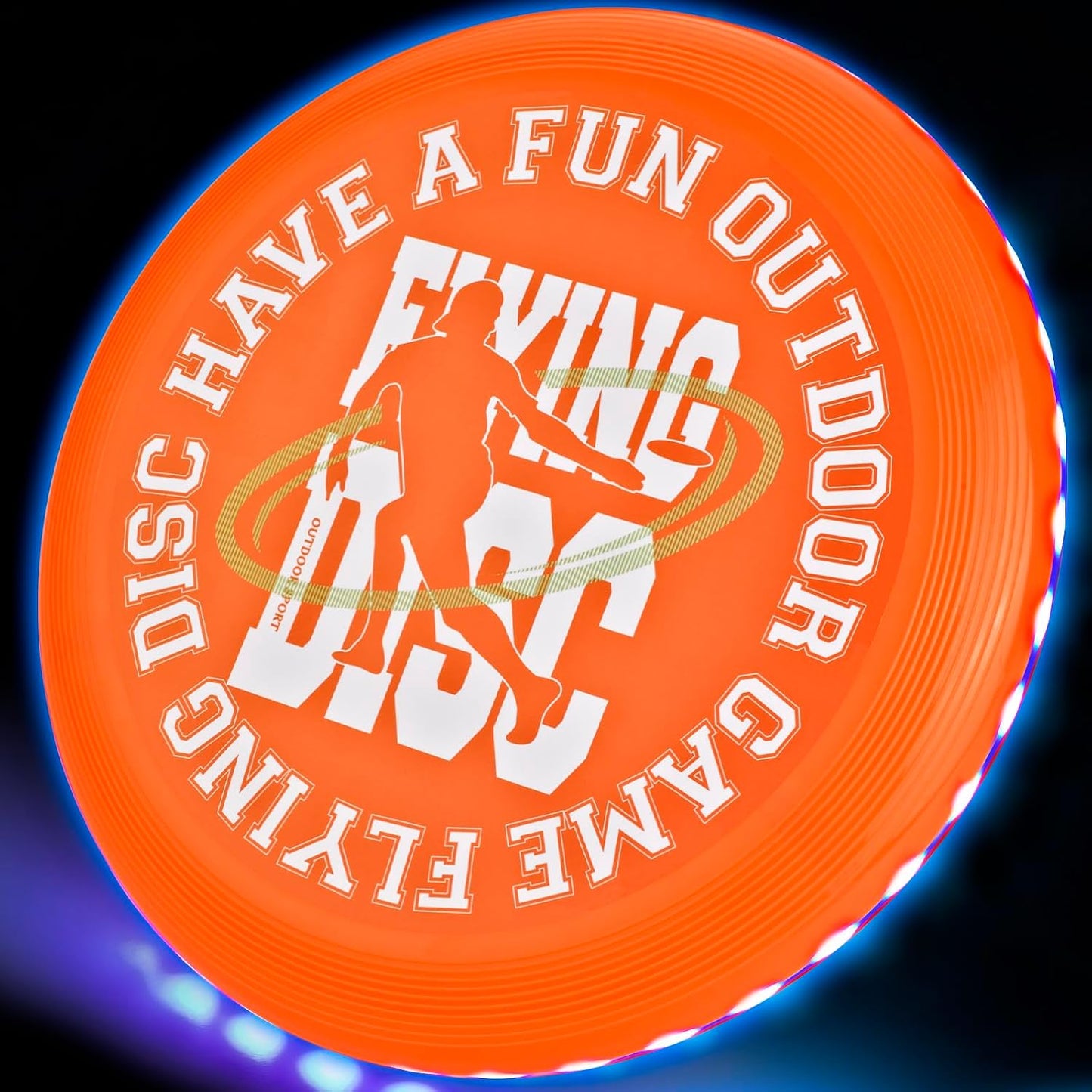 Disco volador LED para set al aire libre