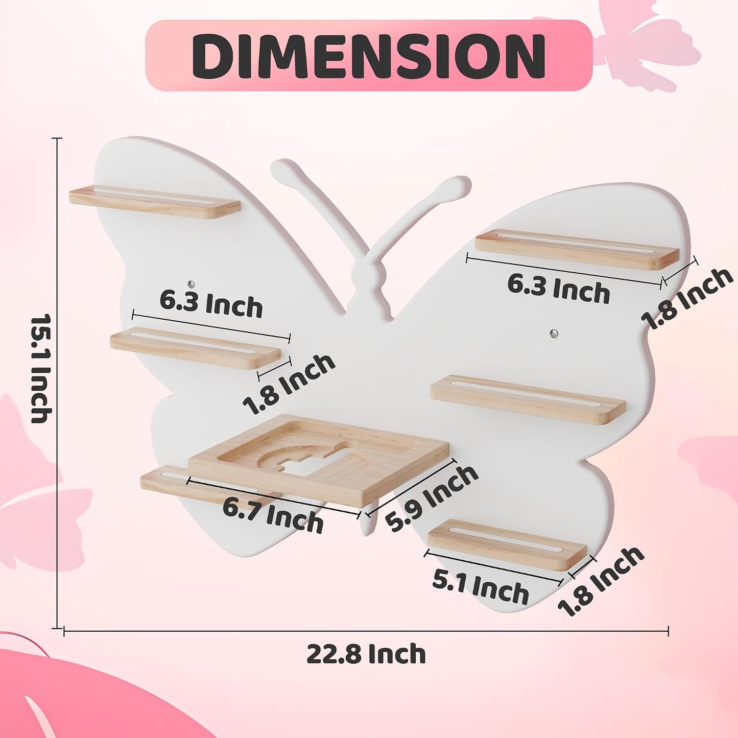 Estante TonieBox magnético madera blanca para figuras 20-32
