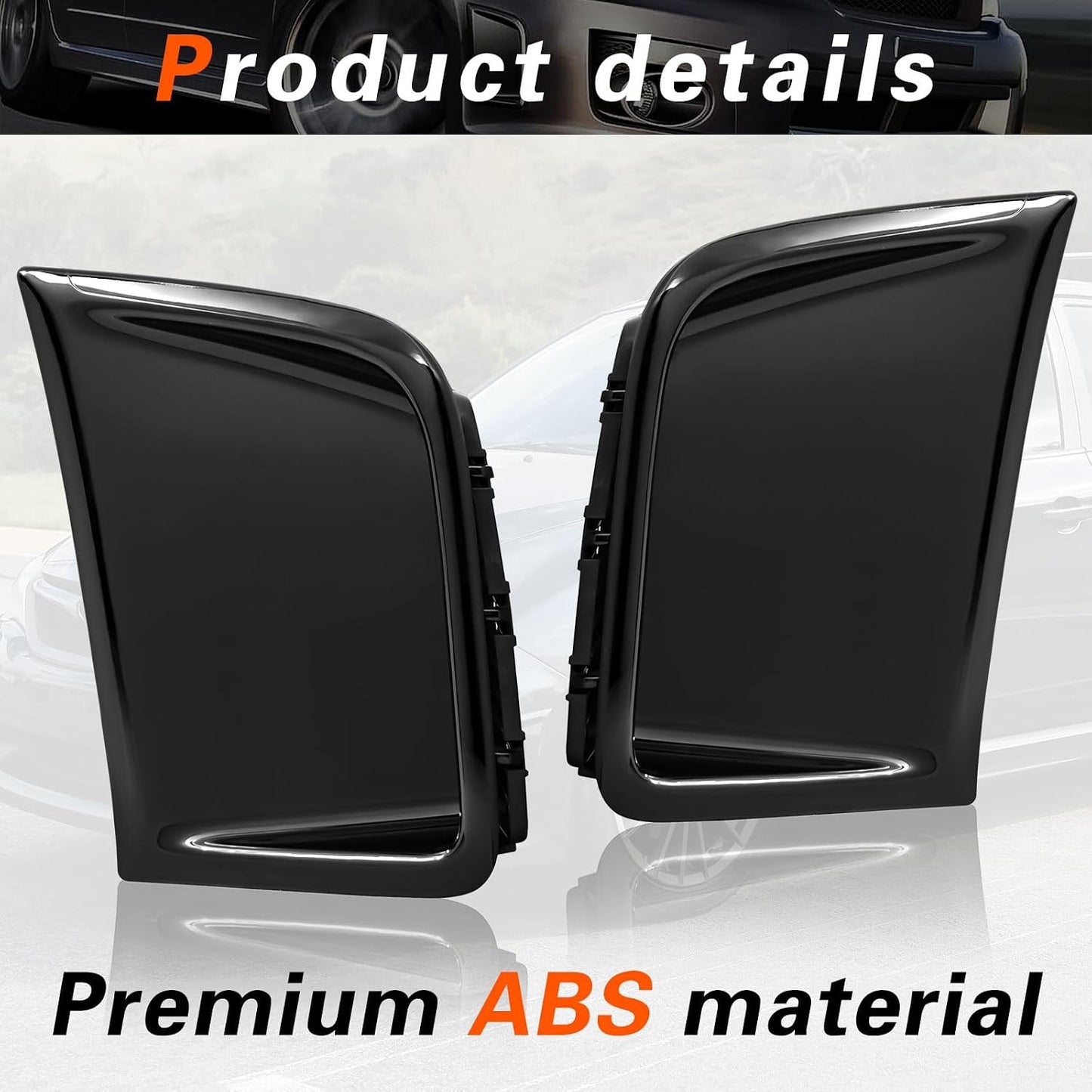 Kit cubierta ventilación parachoques Subaru WRX STI 08-14