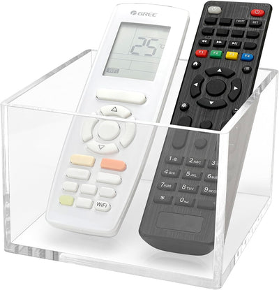Caja organizadora control remoto TV acrílico
