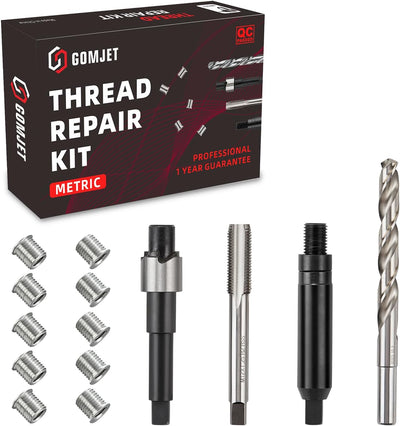 Kit reparación rosca métrica M12X1.5 acero inox 10 pzas