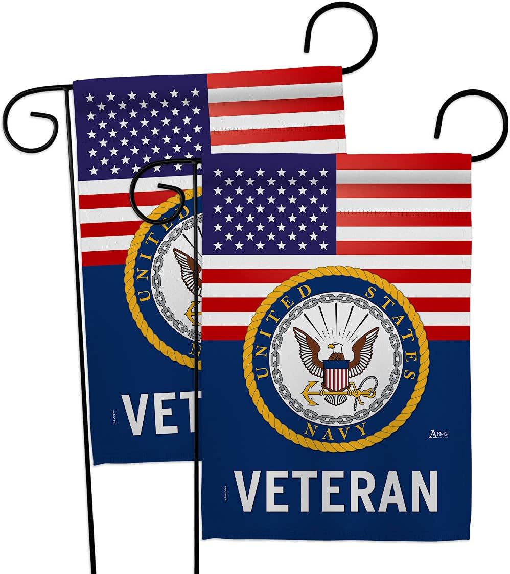 Bandera jardín veteranos Armada USN Seabee pack 2