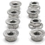 Tuercas hex M5x0.8 acero inox 304 brillante 100pzas