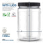Tarros plástico sin BPA 32oz set 6 con tapas herméticas