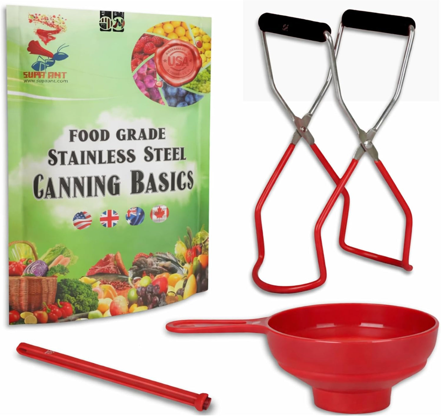 Kit inicio enlatado 3 Pzas con jarra acero inox y accesorios