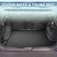 Alfombras piso VW ID.4 21-25 impermeables negro