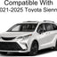 Espejo lateral conductor repuesto Toyota Sienna 21-25
