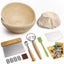Set 2 Cestas Banneton 9pulg Caña para Fermentación Pan
