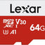 Tarjeta microSD 64 GB UHS-I 100 MB/s Full HD 4K UHD
