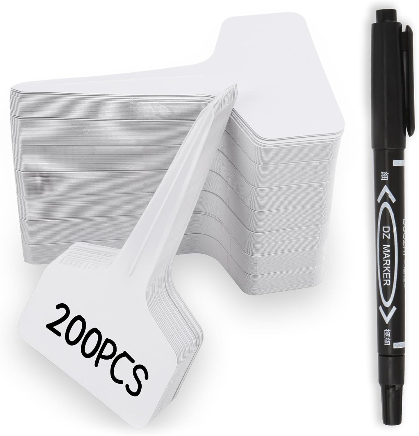 200 Etiquetas Plástico 4pulg Jardín Impermeables