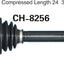 Eje CH-8256 CV para Motores de Alta Resistencia