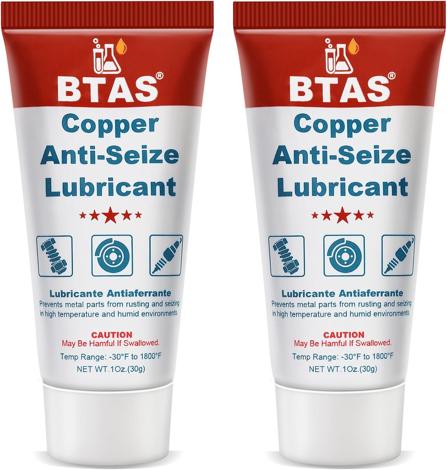 Lubricante antiagarre grasa cobre bujías 1oz 2pzas