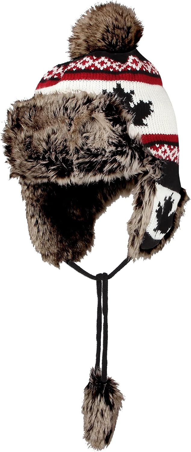 Gorro lana Fair Isle con orejeras FZ70021