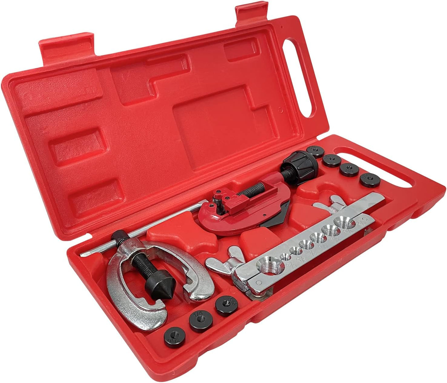 Kit herramientas doble abocinación para frenos automotriz