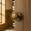 2 Pomas Puerta Bronce Antiguo Cerradura Dormitorio Baño