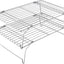 2 Pzas Estante Refrig. Acero Inox 15x10pulg 2 Niveles Plegable