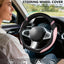 Funda volante forma D antiderrap para mujer rosa