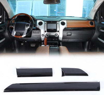 Panel ABS decorativo Toyota Tundra 14-21 3 Pzas negro